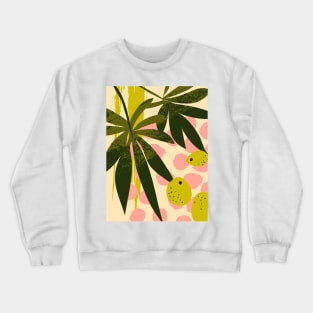 Abstract floral Crewneck Sweatshirt